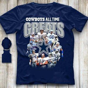 Dallas Cowboys All Time Great Football Player Fan Gift Graphic Team T-shirt 05